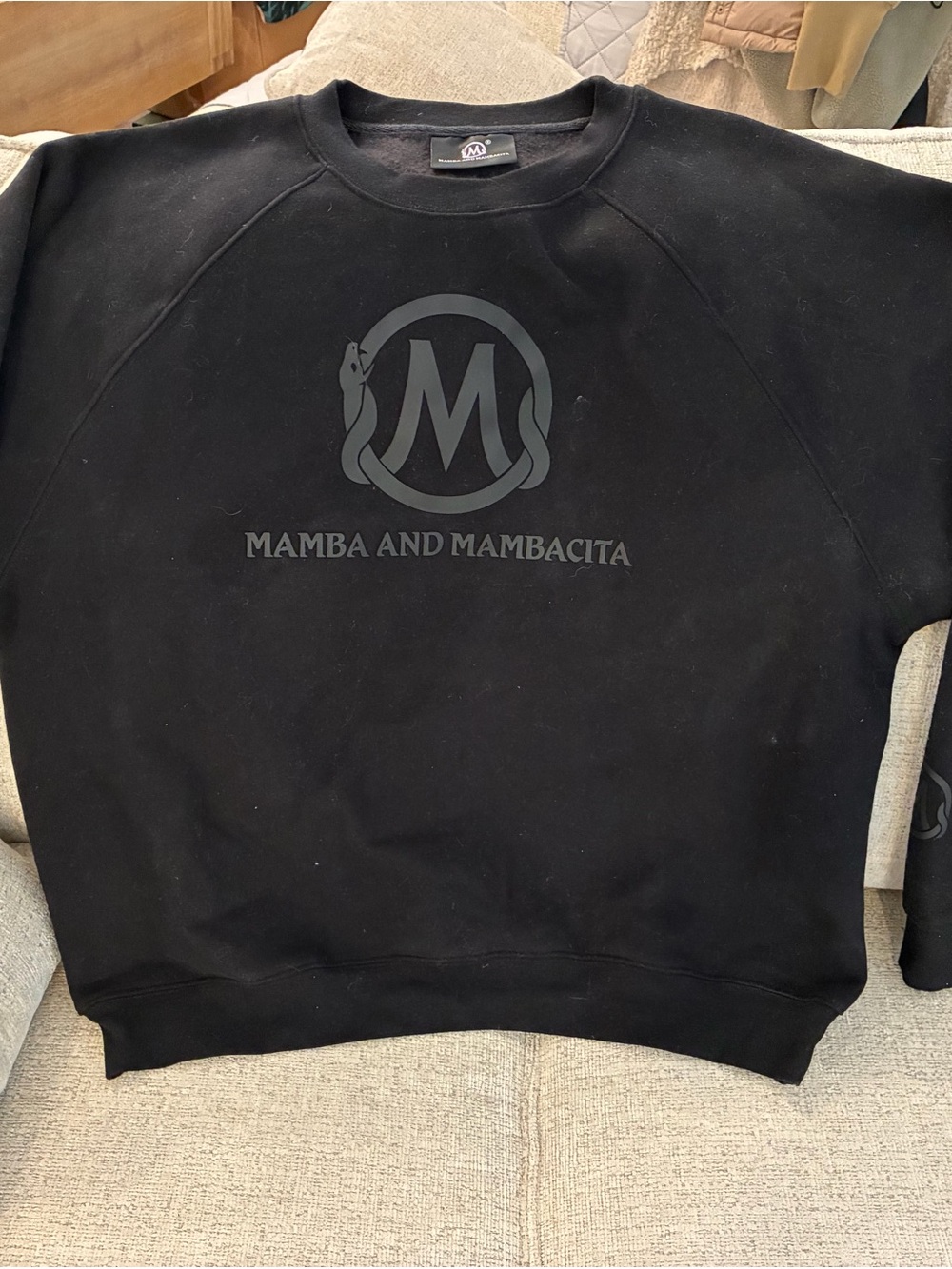 Men's Black Crewneck Sweatshirt
